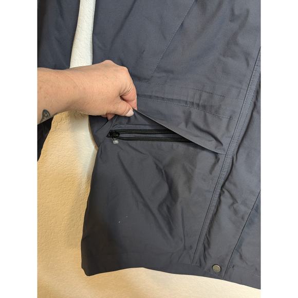 VINTAGE 90's Y2K EDDIE BAUER Gore-tex Men's Size XS Raincoat Gray - Picture 2 of 13